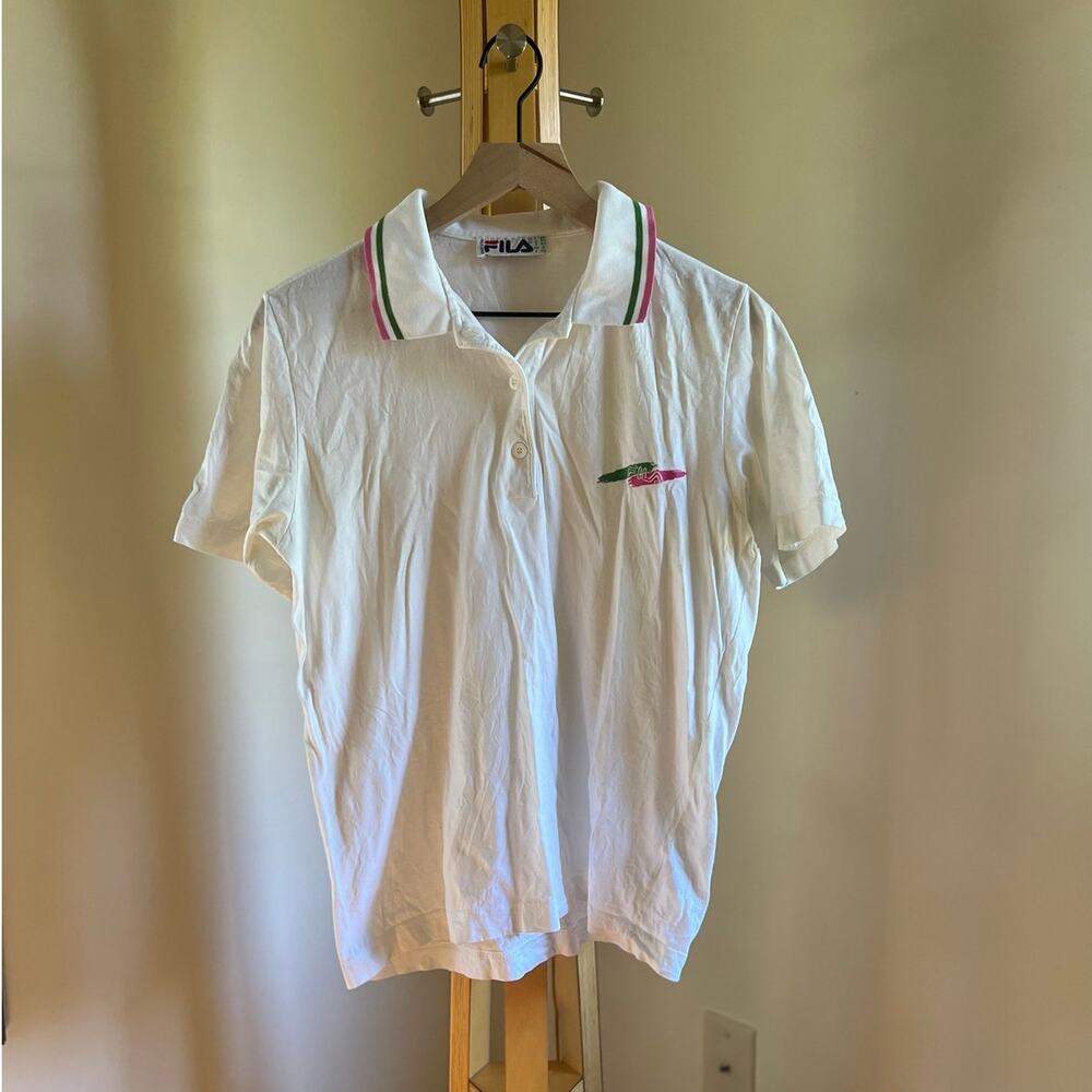 Womens Vintage Fila Polo Shirt